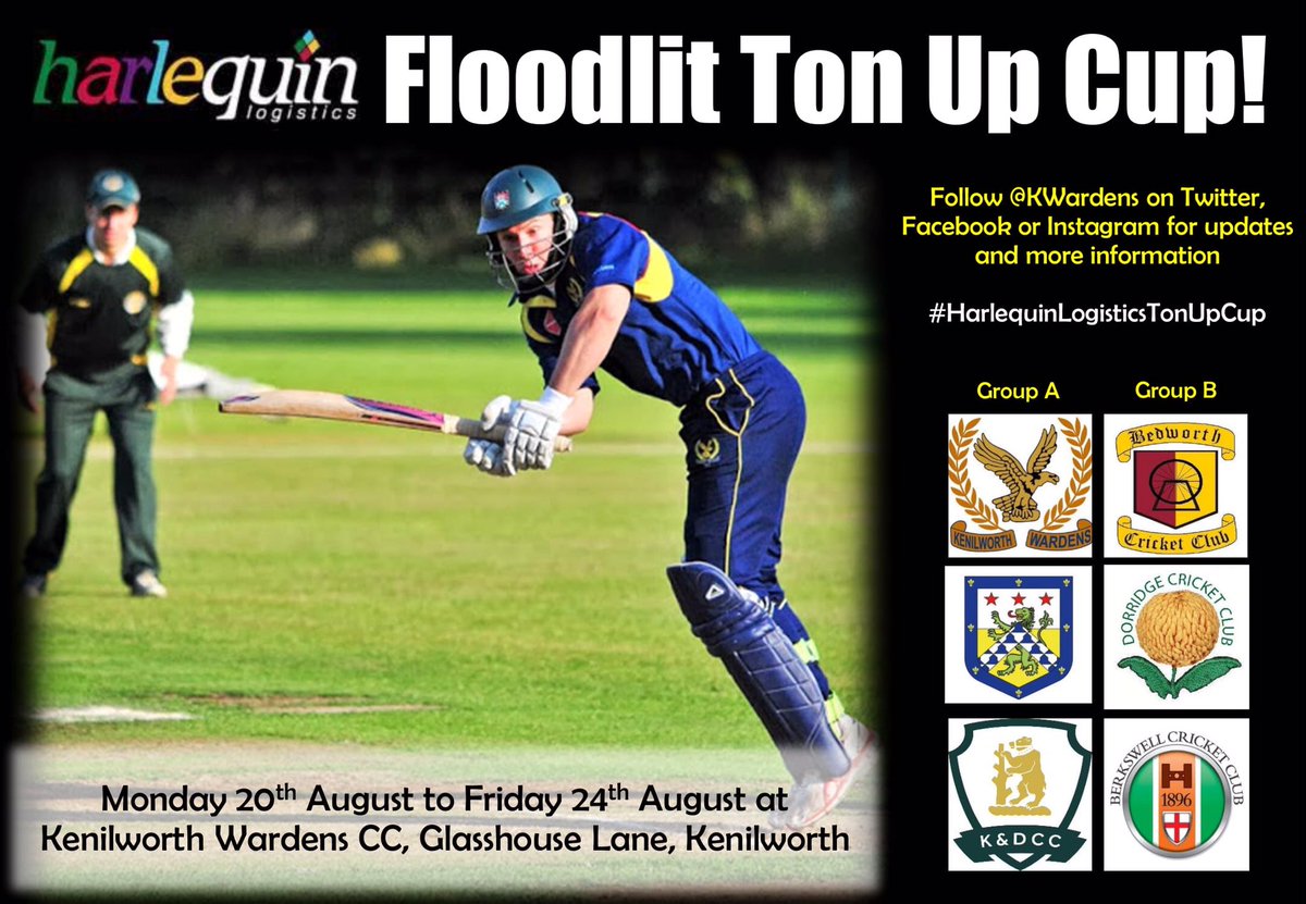 Berkswell_CC's tweet photo. Thanks to everyone at @KWardens for having us and for staging such a great week of floodlit #cricket.
Thanks also to sponsors @harlequinlog for making it all happen.
Such a great event!
Thank you!!!
#CricketFamily #GoWellMadders https://t.co/wCz8nUt1WS