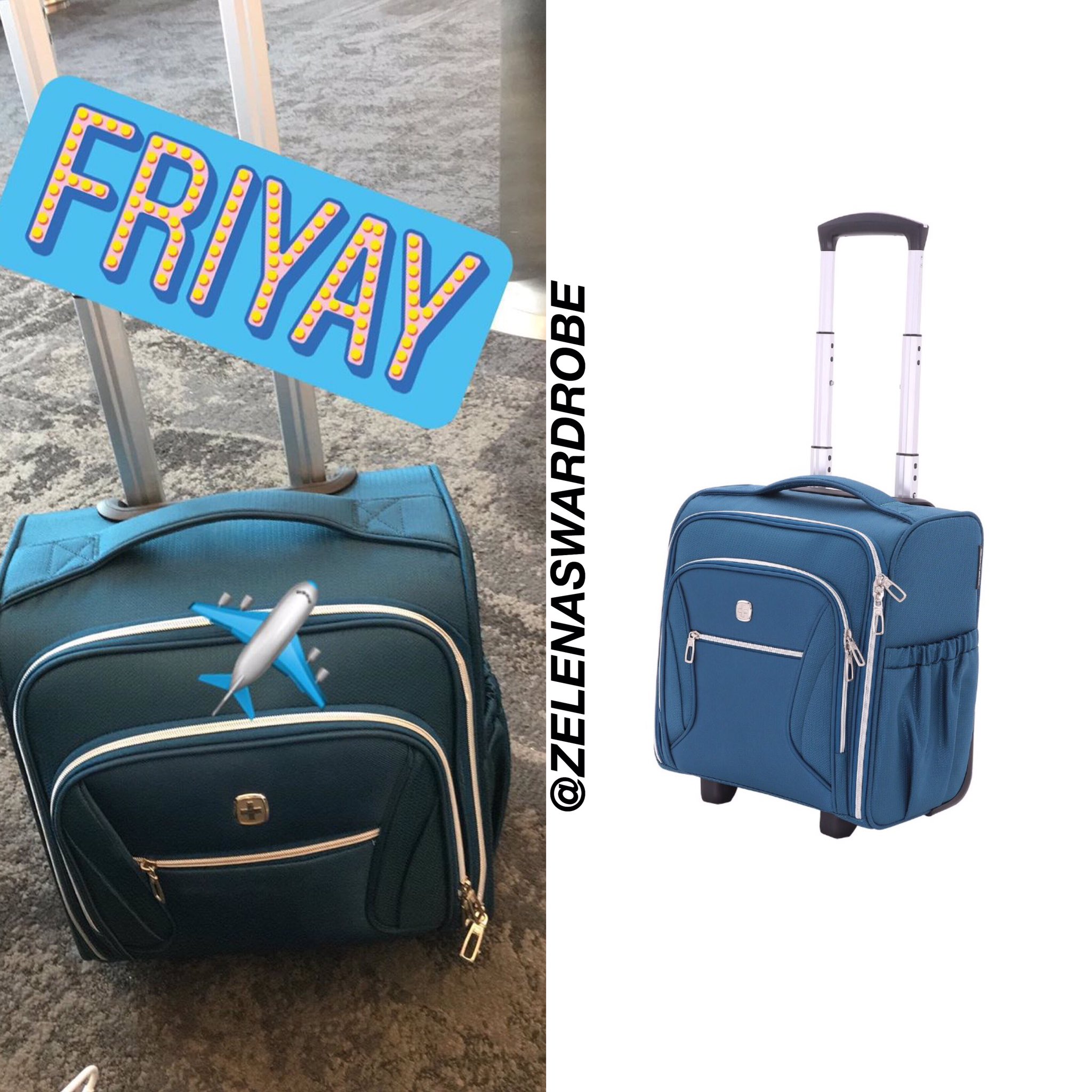 swissgear checklite carry on underseat suitcase