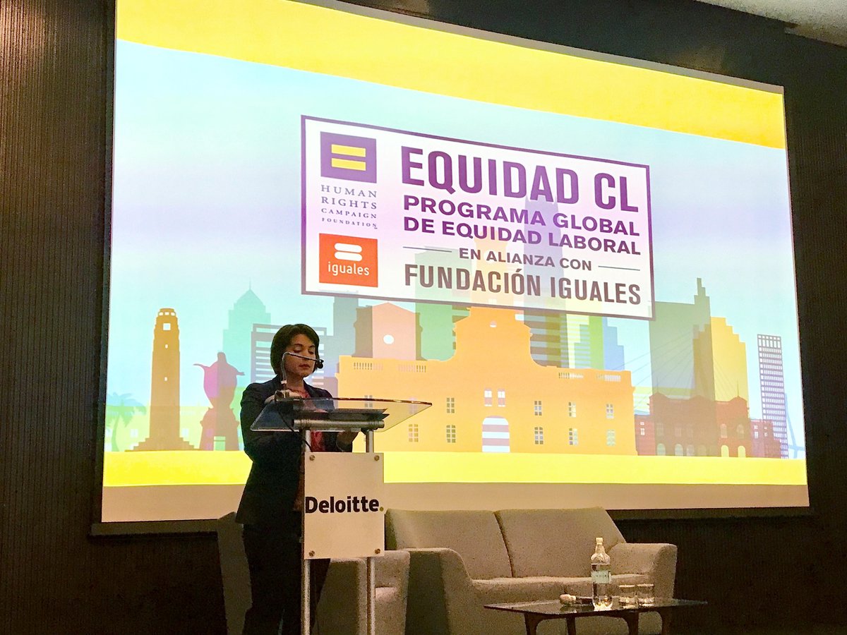 HRC was in Chile to promote LGBT-inclusive policies for all employees in Chile.