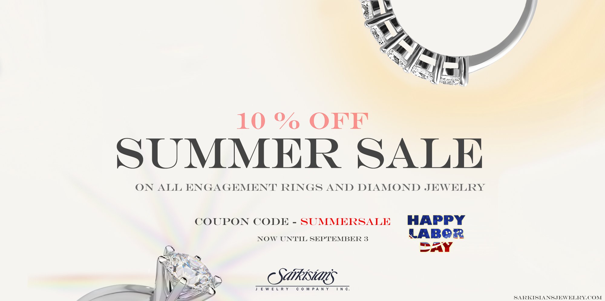 Labor day engagement shop ring sale