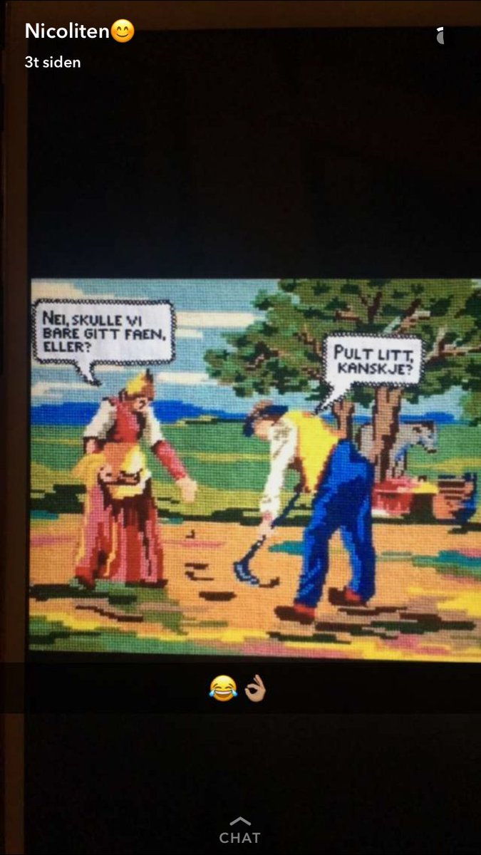 BobbyBerg's tweet photo. @Marie_H_  Vet ikke om du driver med brodering enda, men her har du inspirasjon 😅 https://t.co/lRUVcfwyTb