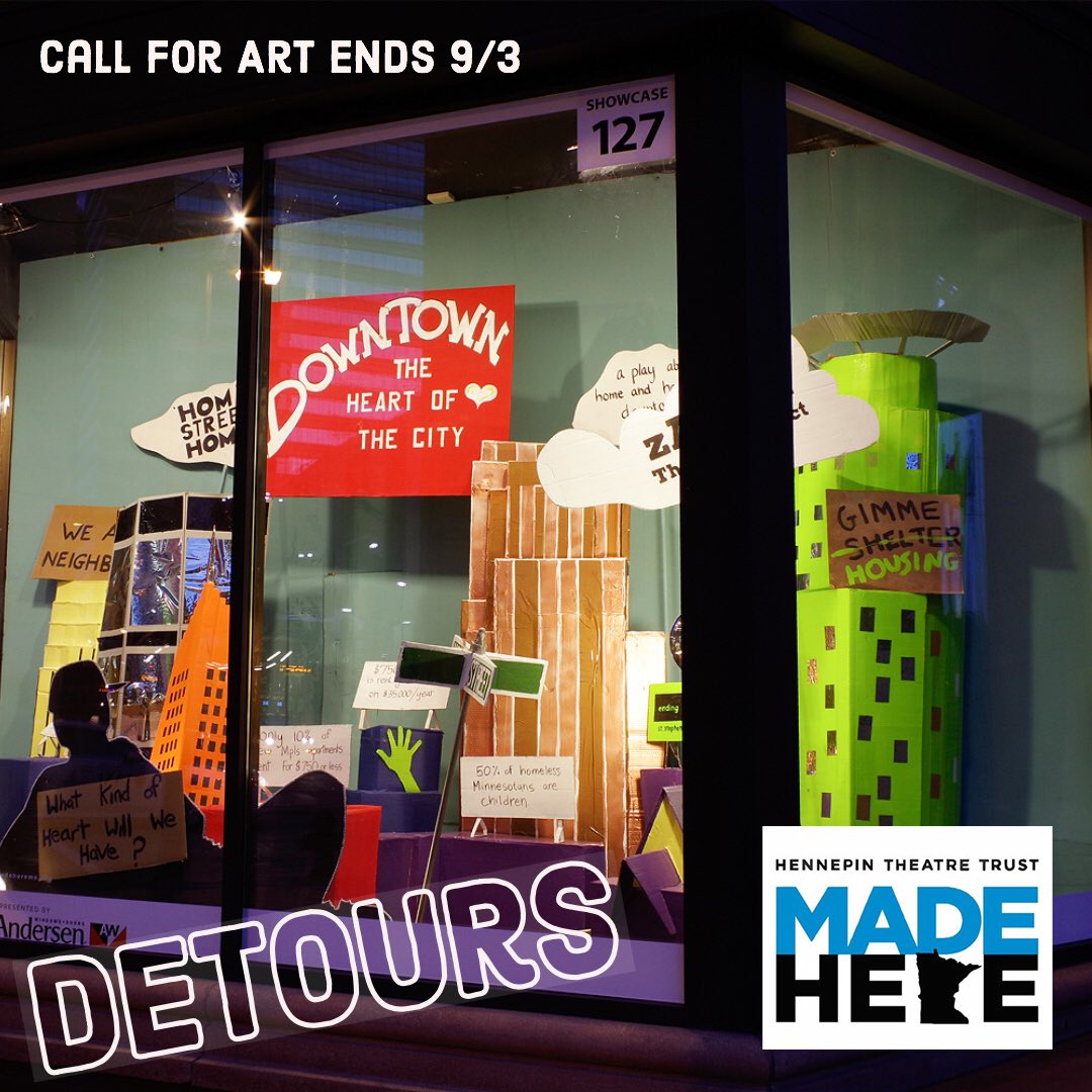 Have you applied for Detours: Made Here yet? Proposals are due Monday, Sept. 3!

hennepintheatretrust.org/made-here/