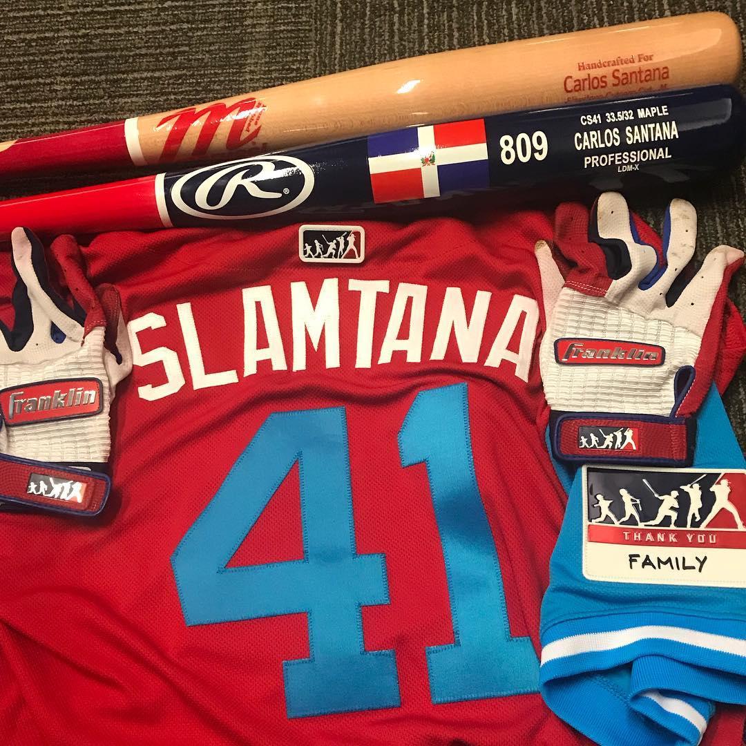 MLBDominicana's tweet photo. #PlayersWeekend a toda máquina para nuestros peloteros. 😎

👉 @TheRealSlamtana 
👉 @_ronaldguzman 
👉 @AlexanderColome 
👉 @ncboomstick23 

#MLBDominicana 🇩🇴 https://t.co/mOm4JK4TJt