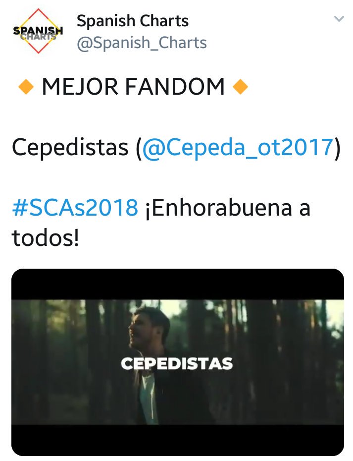 lunera30's tweet photo. #SCAs2018 🌟🌟🌟🌟
@Cepeda_ot2017 se lleva premio en 4 categorías 💙
#Principios 🎵 https://t.co/T0yzLhAZVv