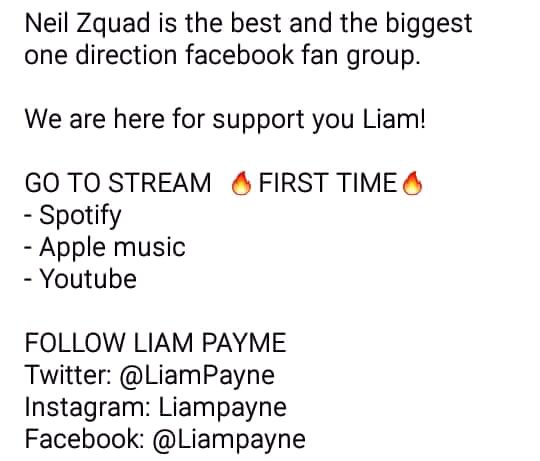 perlalo16572231's tweet photo. #NeilZquadSupportLiam
@LiamPayne https://t.co/t8zw5gUyeT