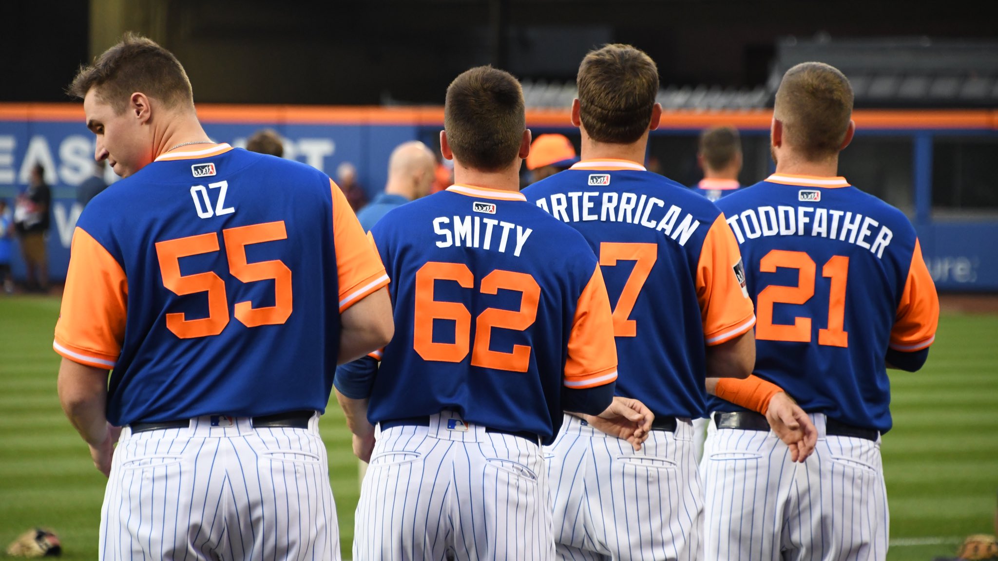 mets players weekend jerseys