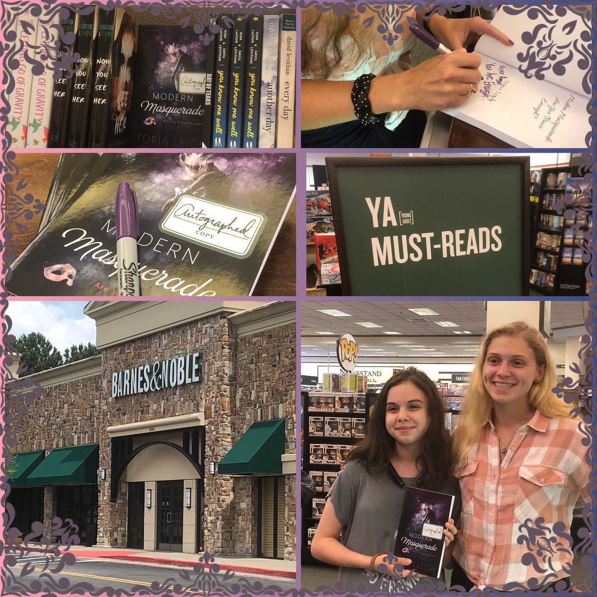 realtorialeigh's tweet photo. I did something I never dreamed of this week... I signed MY books @BNBuzz at Mansell Crossing! Don’t stop reaching for your dream, with hard work, determination, and most importantly God anything is possible!
#barnesandnoble #author #modernmasquerade #youareenough #isthisreal https://t.co/tg3ikBi7mu