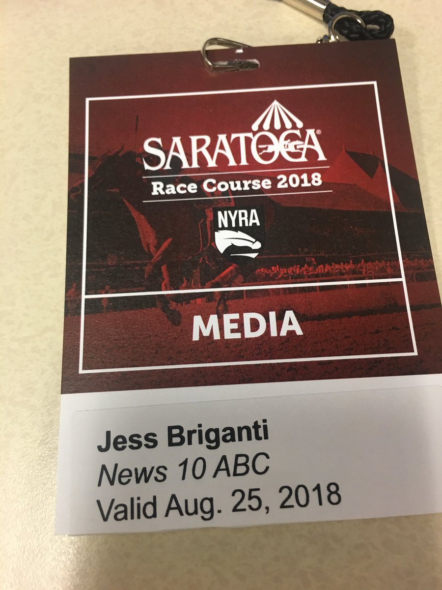 JessBriganti's tweet image. Who’s going to the #TraversStakes tomorrow?!? I’m so excited for my first Travers and I’m even more excited to give a b-e-a-utiful forecast LIVE from Champions Way! Make sure you come say hi to the News10 team 😍☀️🐎 #midsummerderby #forecastingfun
