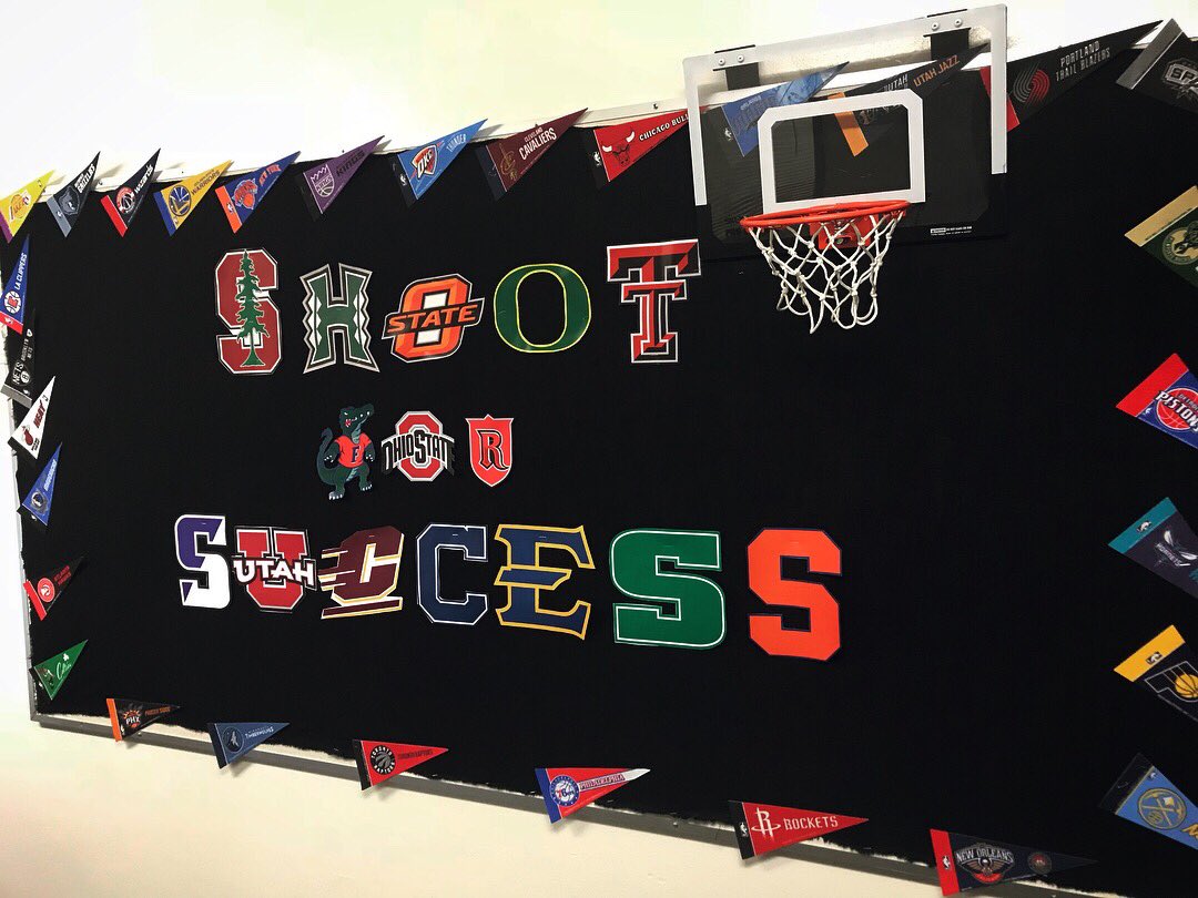jaharrisonn's tweet image. My office is finally coming together 👌🏽 #ShootForSuccess 🏀