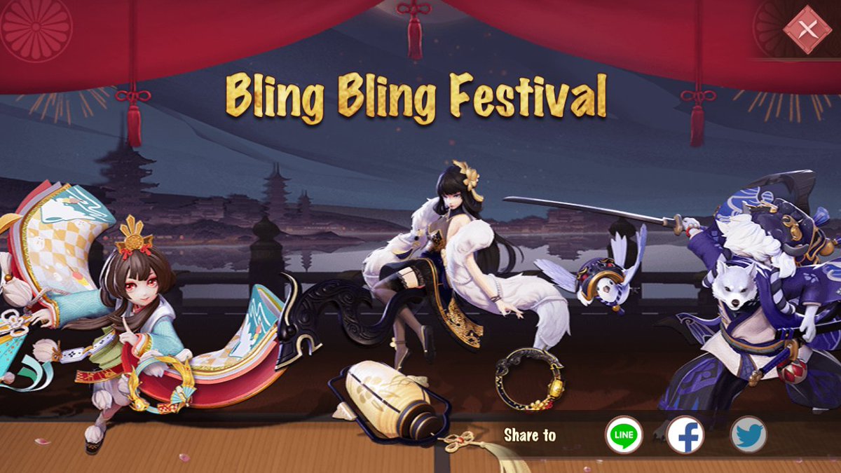 #Onmyoji Arena!##Bling Bling Festival#