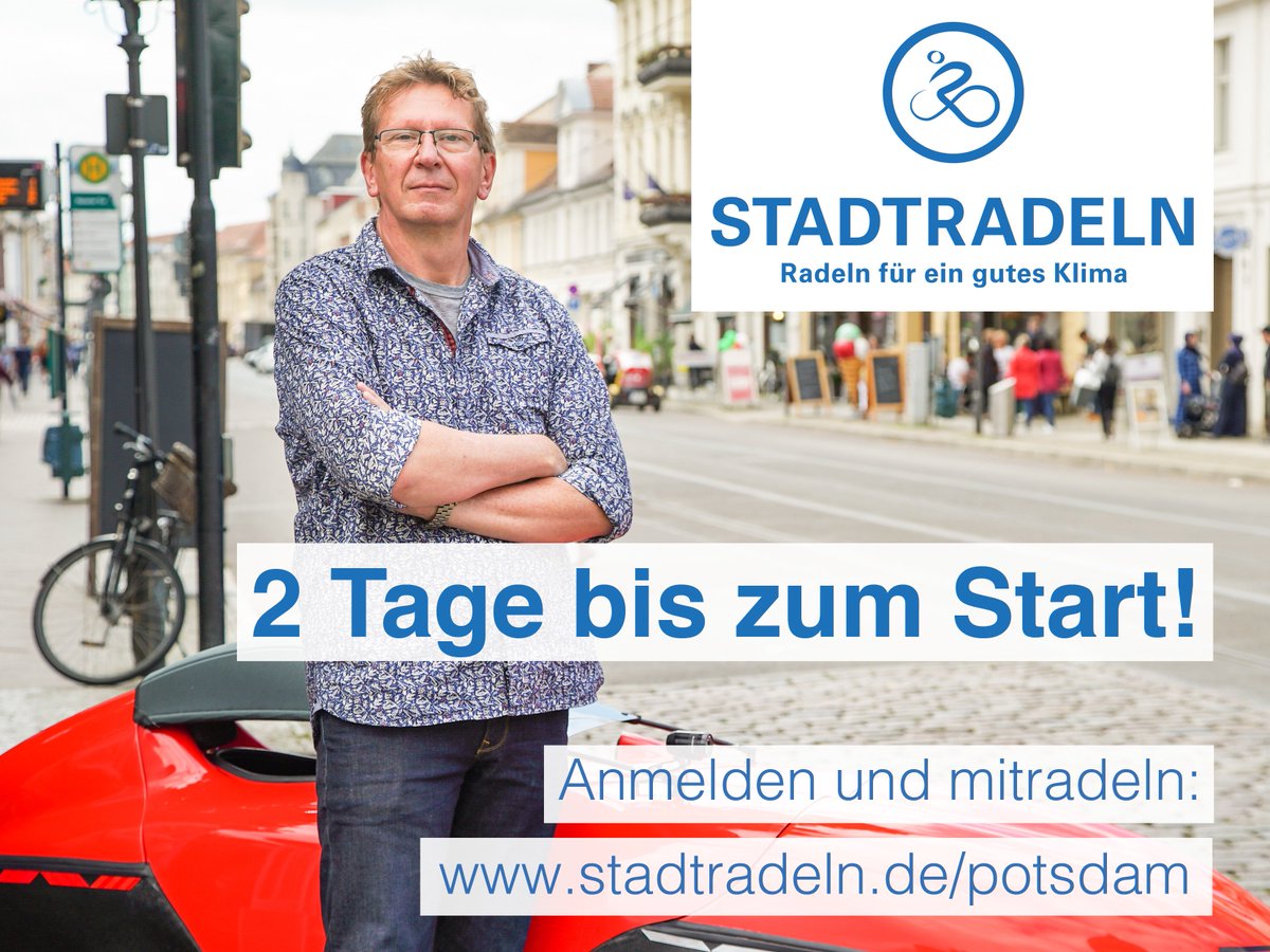 LH_Potsdam's tweet photo. Kein Fahrrad? 33 Ausleihstationen von @nextbike in #Potsdam https://t.co/3pF5J1I6hl. Noch zwei Tage: @Stadtradeln. #BesserMobil #StadtradelnPotsdam #TeamPotsdam https://t.co/B4B0IHm6kt