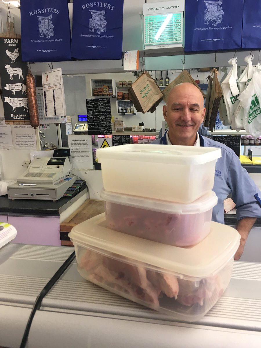 We have been going to our butchers with our own containers for a while now. When chatting this morning he said he gets about 10 people doing it on a Saturday... #positiveChange they are also trying to find alternatives to the plastics they use. 👍👍