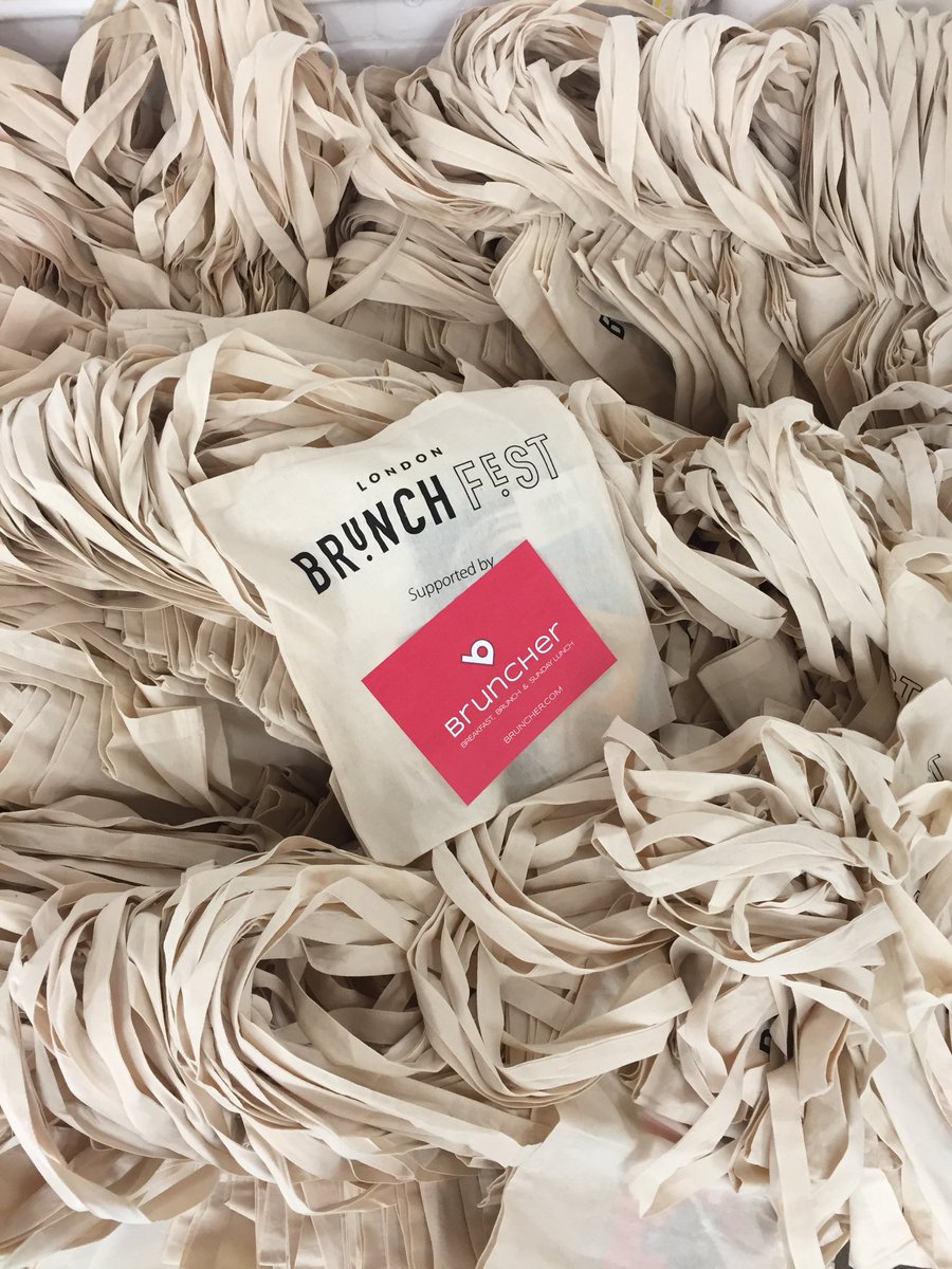 Doors are open and we’re here <a href="/LDNbrunchfest/">London Brunch Fest</a> come down and say hey! And don’t forget your goodie bag...