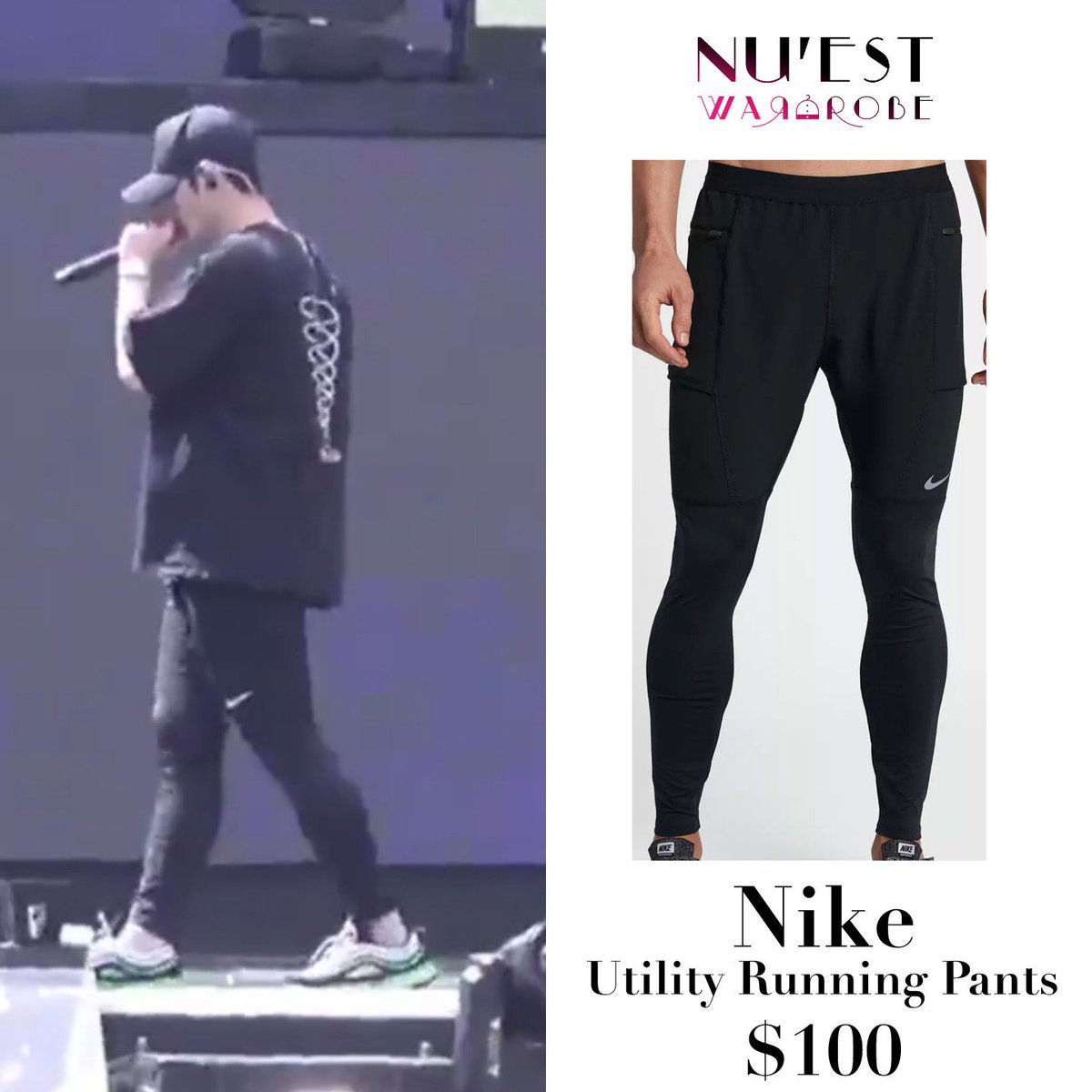 Nuestwardrobe's tweet photo. [180901 #INK #BAEKHO 🐯]
@NUESTNEWS

💖 NIKE

(Baekho also wore them for ISAC)
#강동호  #KangDongHo #백호
#뉴이스트 #NUEST #뉴이스트W #nuestwardrobe #pledisnuest https://t.co/HR4rmYyTqT