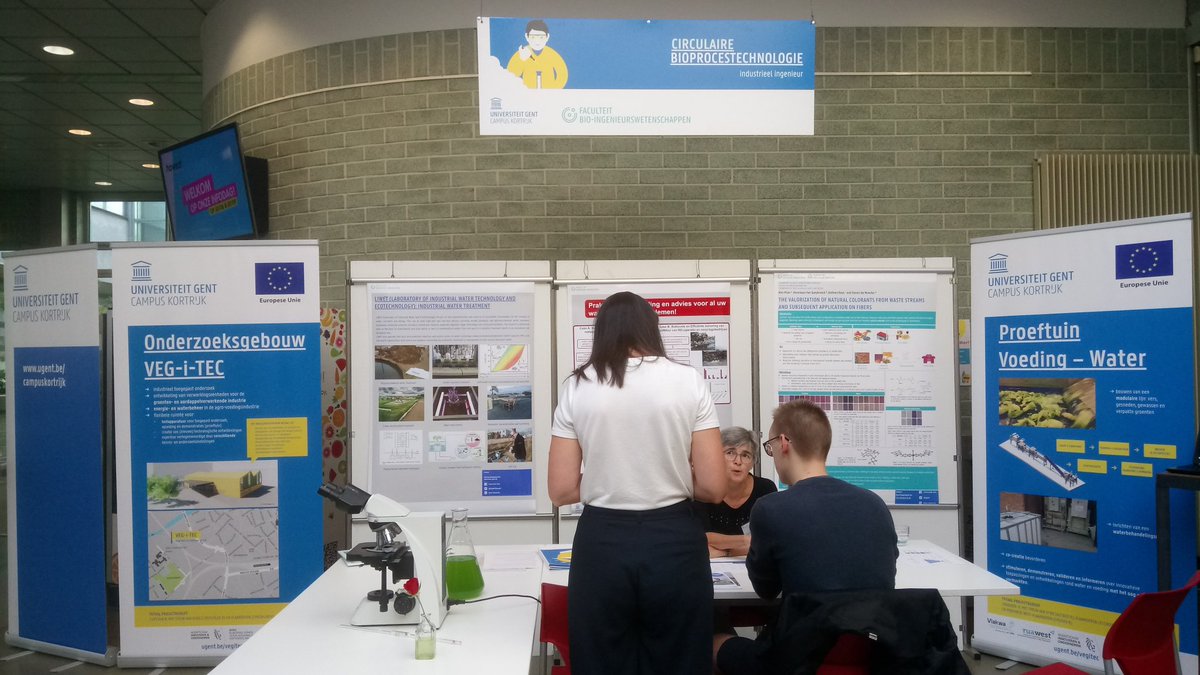 DaveManhaeghe's tweet image. Promoting our new programme course @ugent #campuskortrijk #VEGiTEC