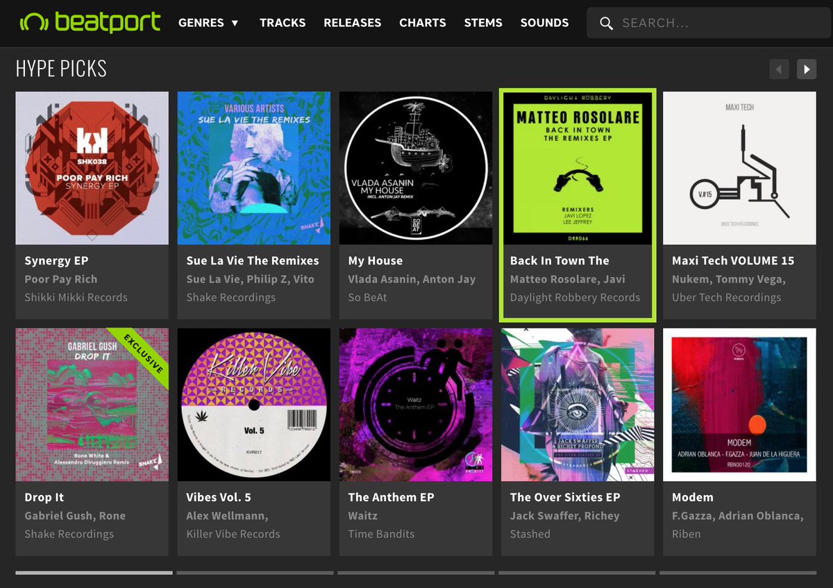 DaylightRobRecs's tweet image. .@beatport Tech House Hype Picks feature for ‘@SpangledBallet - Back In Town The Remixes’ EP w/ @JaviLopezOFC &amp;amp; @leejeffreymusic

You can get your copy : bit.ly/DRR066Beatport

#DaylightRobberyRecords ✋🏼