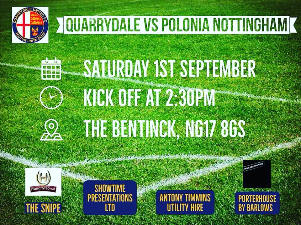 Match day! Get down and support the lads! #QUFC #UPTHEDALE