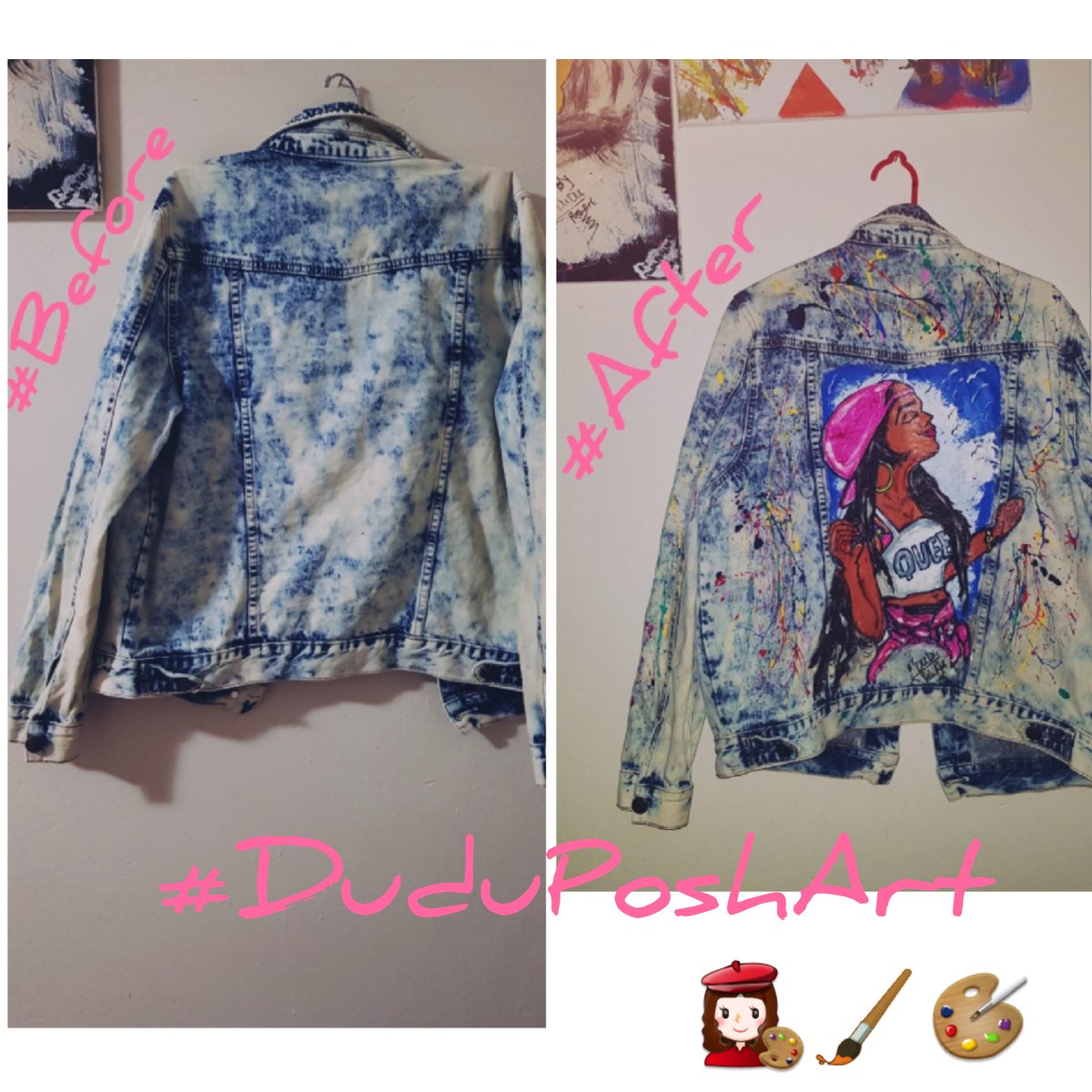 duduWagaG's tweet photo. Art by #DuduPoshArt #FemalePainter #Ipaintedthis #ootd #Customiseddenimjacket #artbyhand #artondenim #Customiseddenim #art #Converse #artonsneakers #customisedtakkies #kicks #ArtonConverse @Converse happy person #Sasa hala .... 😊👩🎨🖌🎨 📞27662038225 https://t.co/m3UN5IgmtF