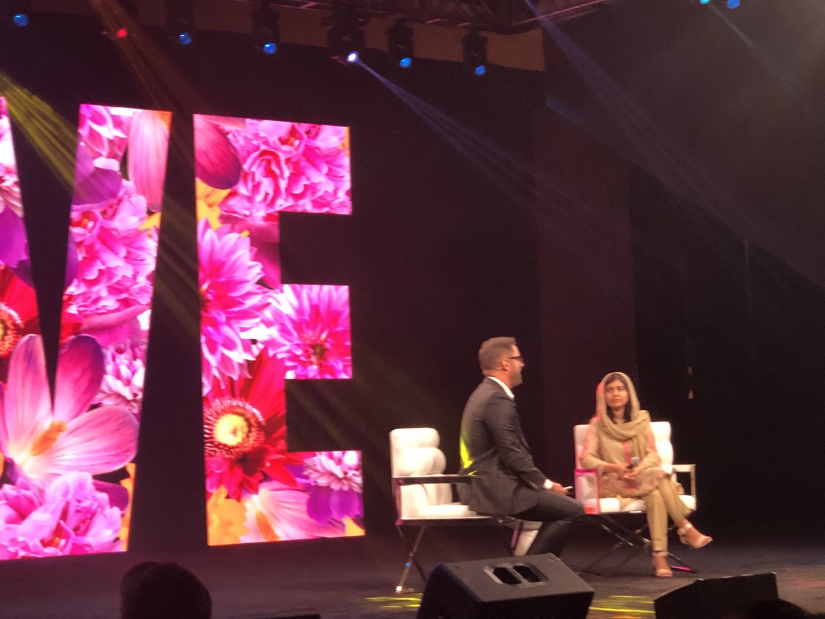 adobegurl's tweet photo. Saved the best for last. #PluralsightLIVE Thank you @Malala for being you and sharing your story. You are an inspiration to me and remind me what is really important. https://t.co/bPpFxWLeQy