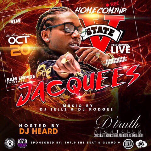 🚨🚨THE MAIN EVENT🚨🚨
Jacquees Performing LIVE
Truth Night Club📍
10.20.18 #Cloud9💭9️⃣  #vstate21 #vstate22 #vstate #vstate19 #vstate20