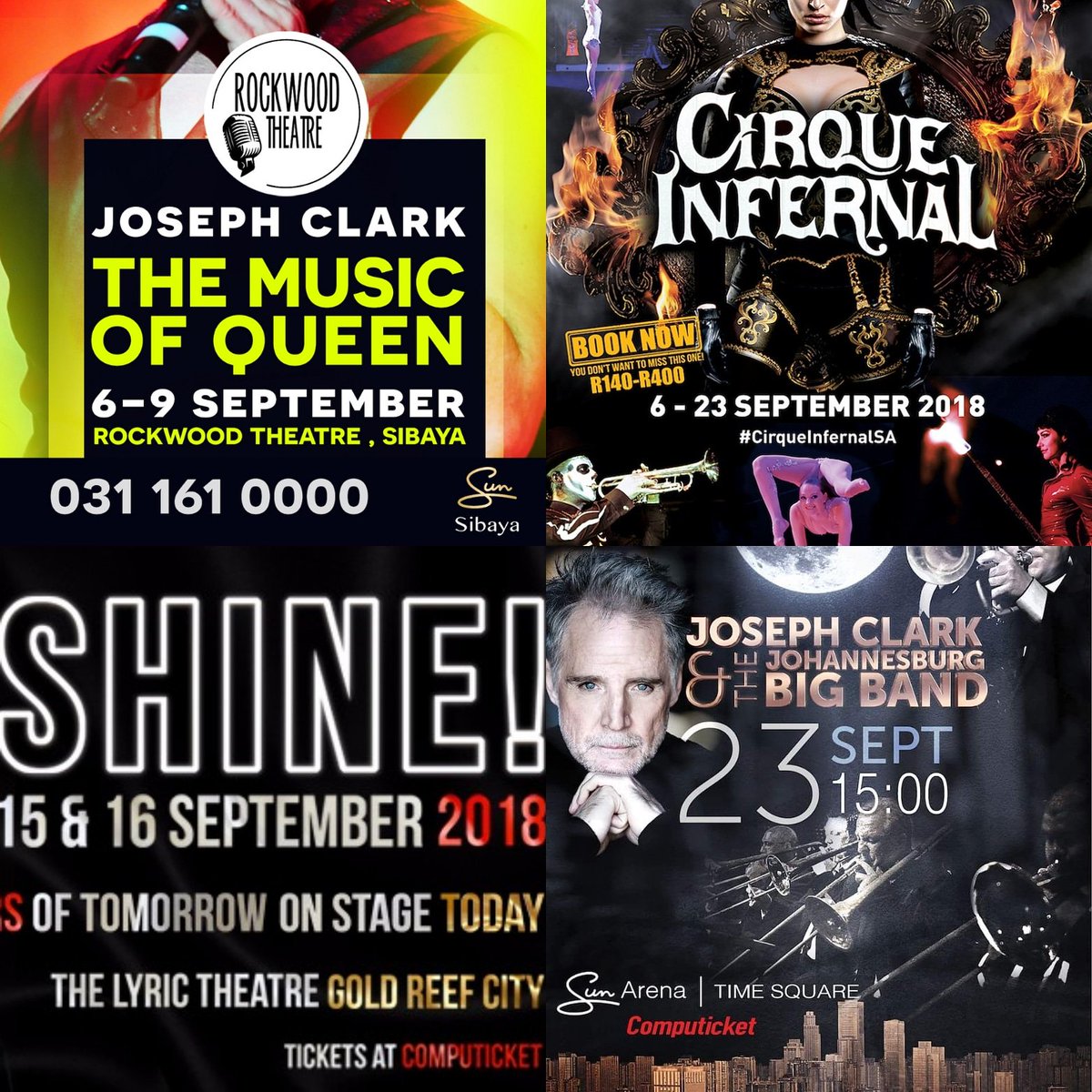collettdawson's tweet photo. Spring is here!
And I have a busy September ahead of me with some top quality live entertainment waiting for you to enjoy!
Hope to see you at these shows!
#SupportTheArts https://t.co/9BMI4ZuoOy