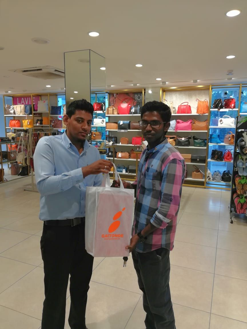 coriumtrends's tweet photo. Happy to announce that Corium in association with #Gaitonde is launching Custom Made Shoes at Anna Nagar outlet. Here we are, delivering the first shoe to our happy customer. #custommadeshoes #fashionblogger  #custommade #annanagar #shoes #footwear #shanthicolony #style https://t.co/zUincv0Shi