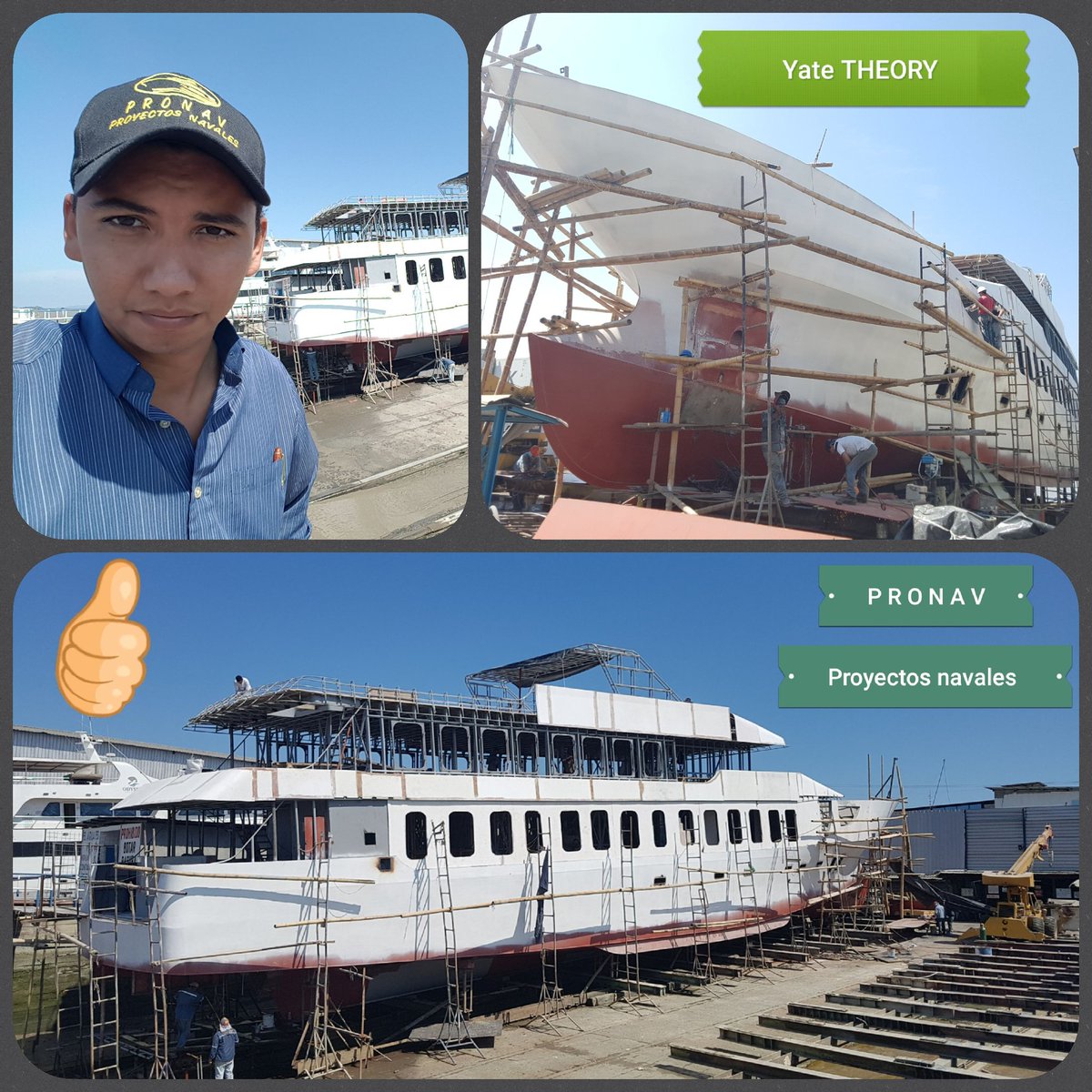 DavalosFunes's tweet photo. Seguimos con pie firme en la construccion y decoracion del yate #theory . Construccion y mano de obra 100% ecuatoriana. Estamos convencidos que podemos lograr hacer cualquier tipo de proyecto naval, yates, remolcadores, pesqueros , barcazas etc . Somos PRONAV #pronav https://t.co/GZtidEhj1O
