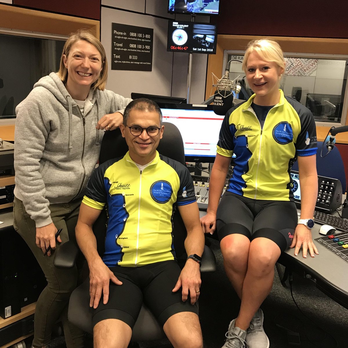 Surgeons <a href="/katiehurst33/">Katie Hurst</a> and Mike Silva told <a href="/1katiemartin/">Katie Martin</a> about their grueling 550 mile seven-day cycle challenge as they set off this morning 🙌

You can keep up with their journey from Southampton to Edinburgh by following #LetCycleIt <a href="/RCSEd/">The Royal College of Surgeons of Edinburgh</a> 🚲