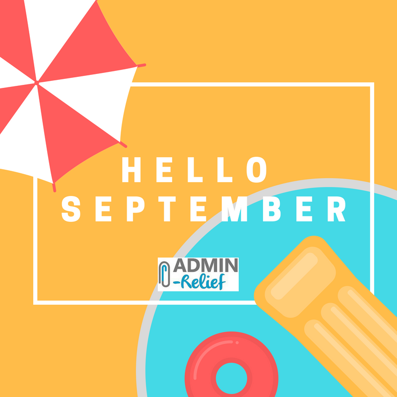 hayleyrelief's tweet image. We couldn't be happier - Hello September #AdminRelief