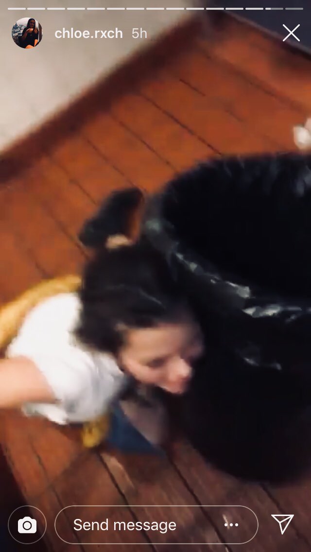 Here’s me and a bin