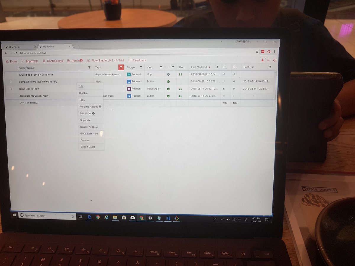 johnnliu's tweet image. Enjoying hiding away in a cafe hacking on #FlowStudio on this sleepy Saturday afternoon.