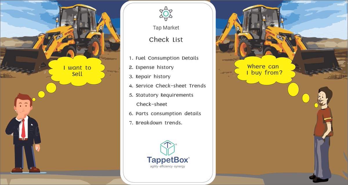 tappetbox's tweet photo. Tappet Box provides a common platform for asset buyers and sellers to meet and interact for optimized transactions.#TapMarket #AssetBuyer #AssetSellers #playyourassets #TappetBox #Delhi #Infraassets #management #IAM #AssetManagement https://t.co/Ud33HxEq84