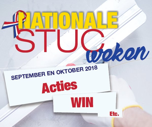 ✨ Vandaag lanceert Raab Karcher de Nationale Stucweken! In september en oktober profiteer je van diverse aanbiedingen op het gebied van stucwerk en maak je bovendien kans op mooie prijzen! 🎉  Bekijk direct onze actie >> bit.ly/2wAf2mC 👨‍🔧👩‍🔧