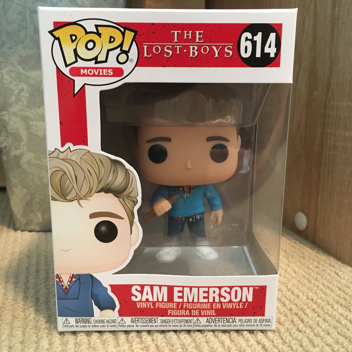 qld_adam's tweet photo. Latest purchase to celebrate my childhood memories - played by #CoreyHaim in #TheLostBoys - I idolised this character growing up - a comics fanboy who was so cool 😎@wbpictures @OriginalFunko https://t.co/ddyb174DD9