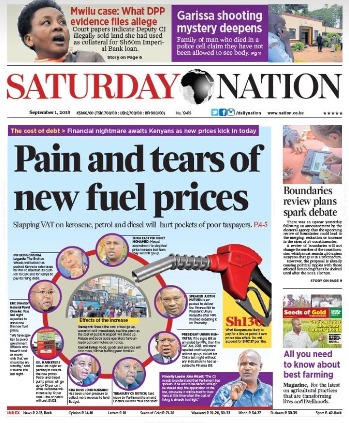 YFollowKe's tweet photo. We continue to pay more taxes while afew people continue to steal our hard earned money without consequence. Life is about to get so much harder for us with the increased fuel prices which will affect everything from matatu fares to electricity costs #PunguzaBeiYaMafuta #YFollow https://t.co/9jWBKhinQG