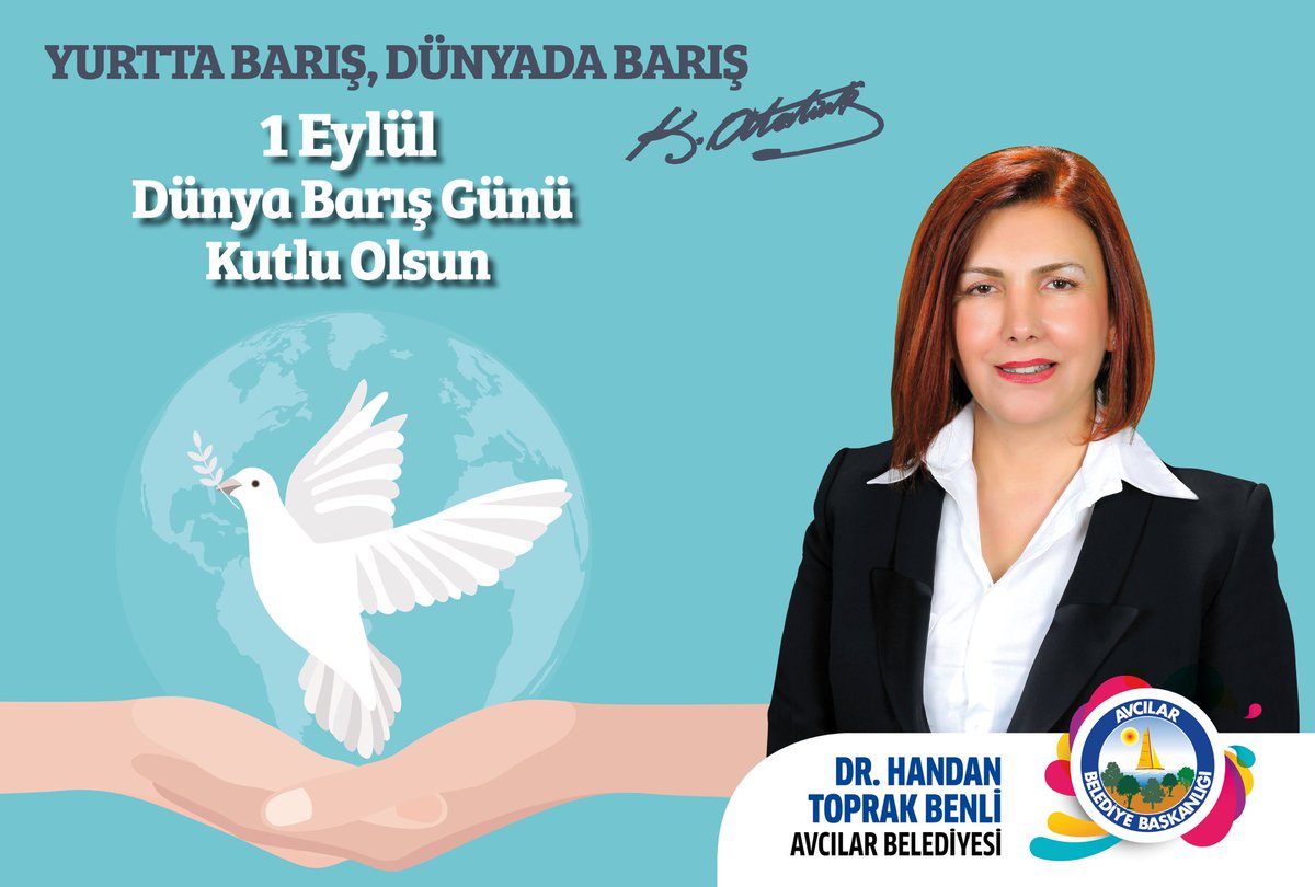 #1EylülDünyaBarışGünü

“YURTTA BARIŞ, DÜNYADA BARIŞ”