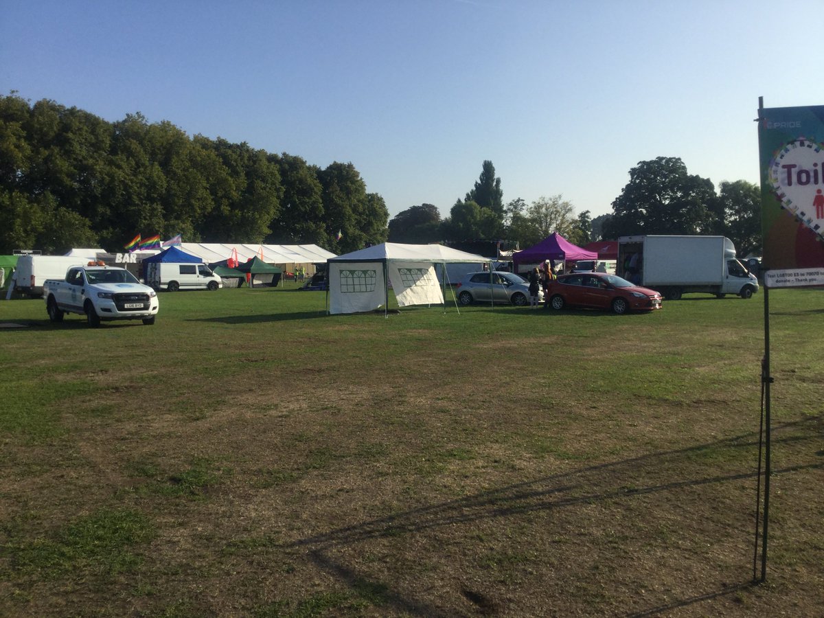 BBCBerkshire's tweet image. Here's @julesvoices at clue 1 - the lovely Kings Meadow ahead of Reading Pride! But where does she have to go next?