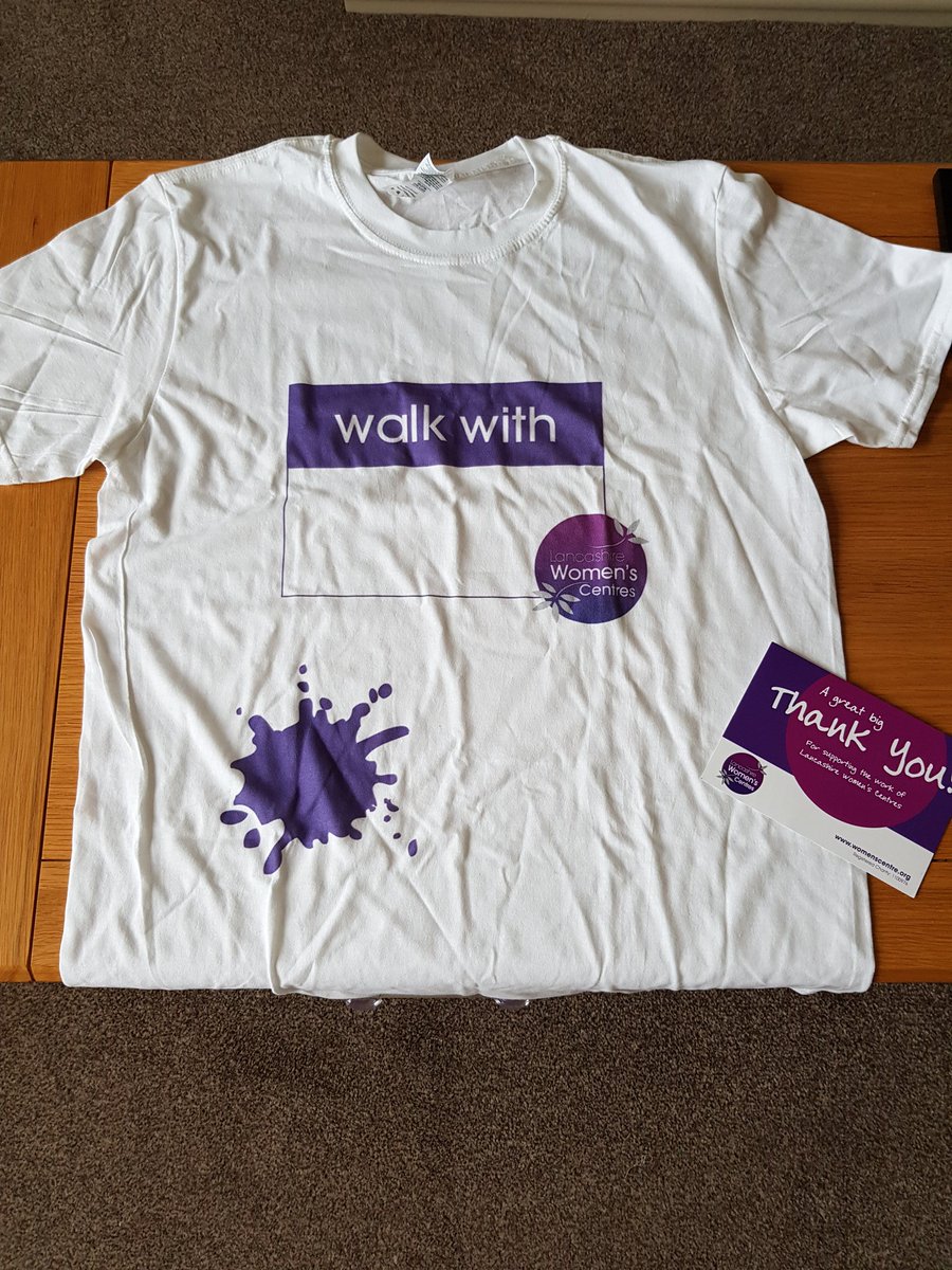 criminographer's tweet image. Look what arrived in the post! Looking forward to next weekend's 40 mile #walkwith #walkwithlwc challenge with my son Alexander, all the fab staff @WomensCentred and other fundraisers! Still time to sponsor us mydonate.bt.com/fundraisers/em… . Hope some #uclan colleagues will!