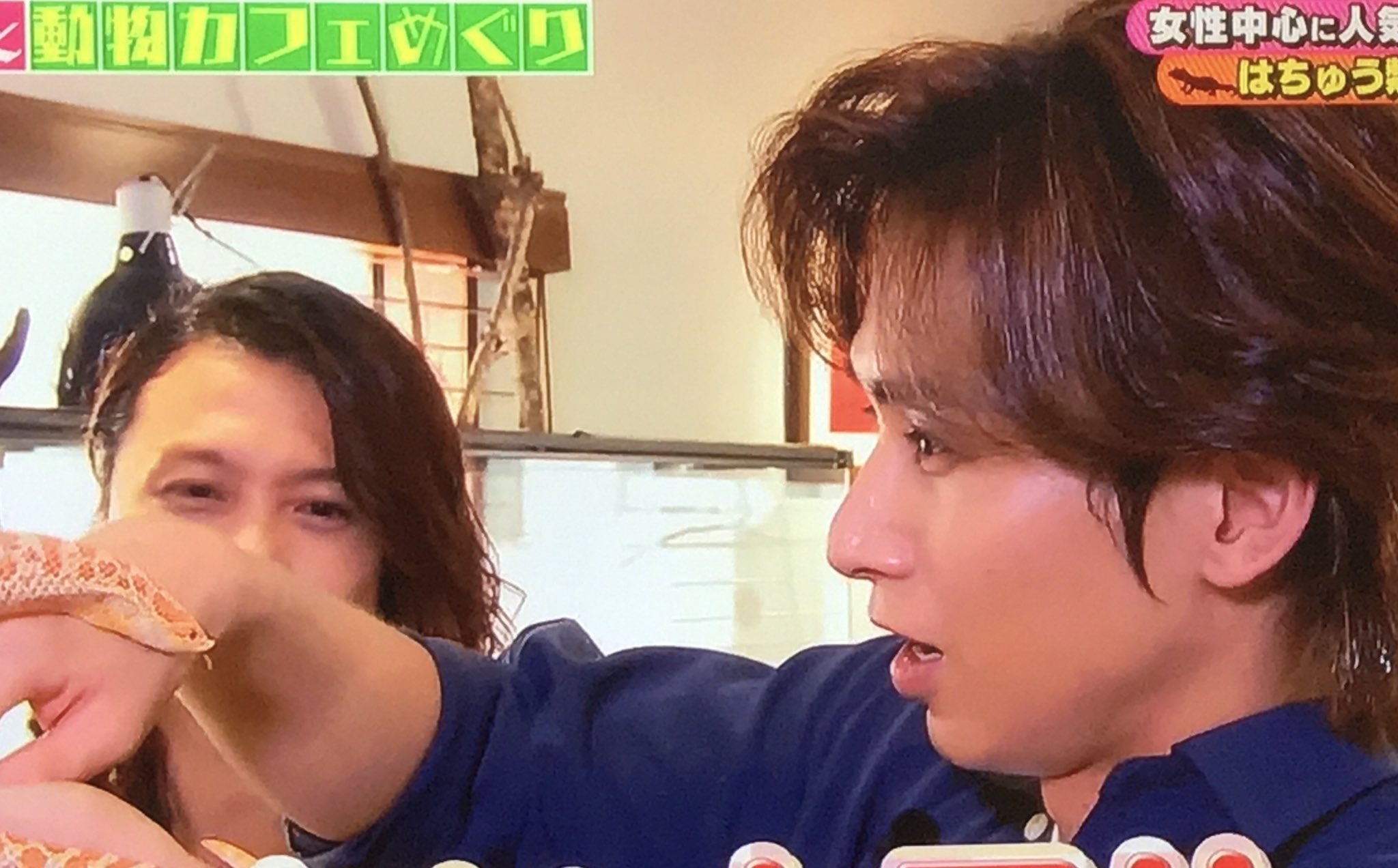 あっちゃん お目目キラキラ光ちゃんの奥で なぜか嫌そうな顔の剛くん つよし登場で嬉しい光ちゃん お目目クリクリつよしくん ファンを愛してる とその顔で言うか 笑 な光一さん 色々な顔が見れる番組なので 続いてほしい Kinkikids