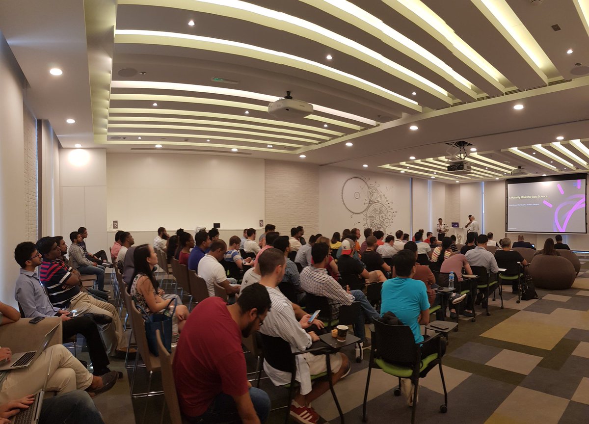 naisofly's tweet image. Dubai Data Science meetup happening @in5dubai Tech now with @Sethu20 (Chief Analytics Architect, IBM Cloud MEA) kicking off his talk A Maturity Model for Data Science 👌💯
meetu.ps/e/FmM2G/nv828/d
#IBMMEADev
#IBMCode