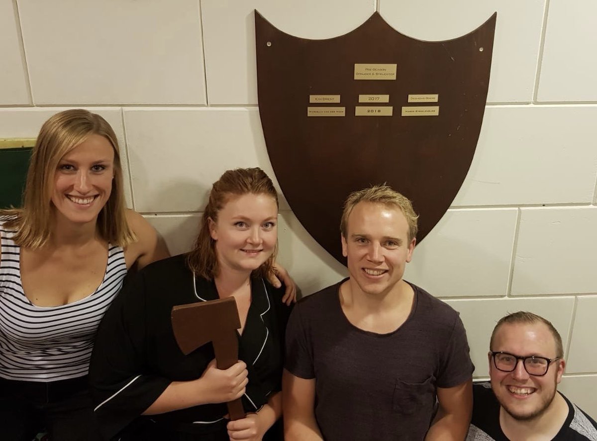 Gisteren laatste training pre season gegeven aan <a href="/RUSDamesrugby/">RUS Damesrugby</a>+RCN Wat een leuke groep mannen en vrouwen bij elkaar! Zie hier de winnaars van de PRE SEASON STRIJDER/STER van 2018
Strijdster: Marcella van de Meer
Strijder: Marco Stekelenburg 
#proudcoachru #preseason #strijdbijl