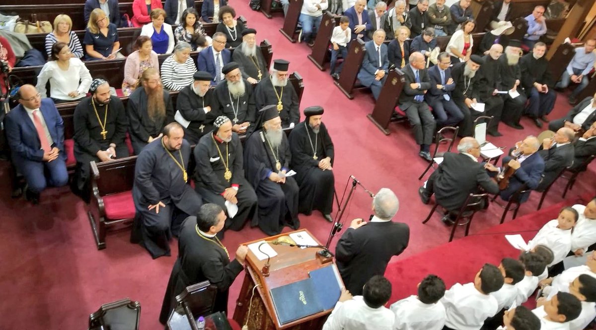 BishopAngaelos's tweet photo. Some more photos from our wonderful evening at @StMarksLondon with the remarkable @StKyrelTrust  @StKyrelChoir in honour of 60 years of ministry for my dear brother and friend #GreekOrthodox Archbishop Gregorious of Thyateira and Great Britain.
εἰς πολλὰ ἔτη, Δέσποτα https://t.co/63NNJPghb6