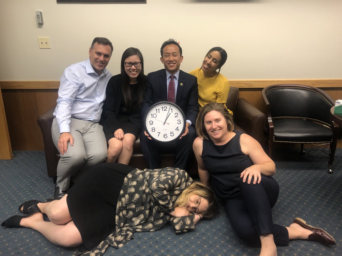 DavidChiu's tweet photo. That’s a wrap! 13 bills on the Governor’s desk - ranging from addressing the backlog of untested rape kits to CAs housing crisis to fair chance licensing. Thank you to my amazing staff for your hard work! https://t.co/1oPvOSXPh7
