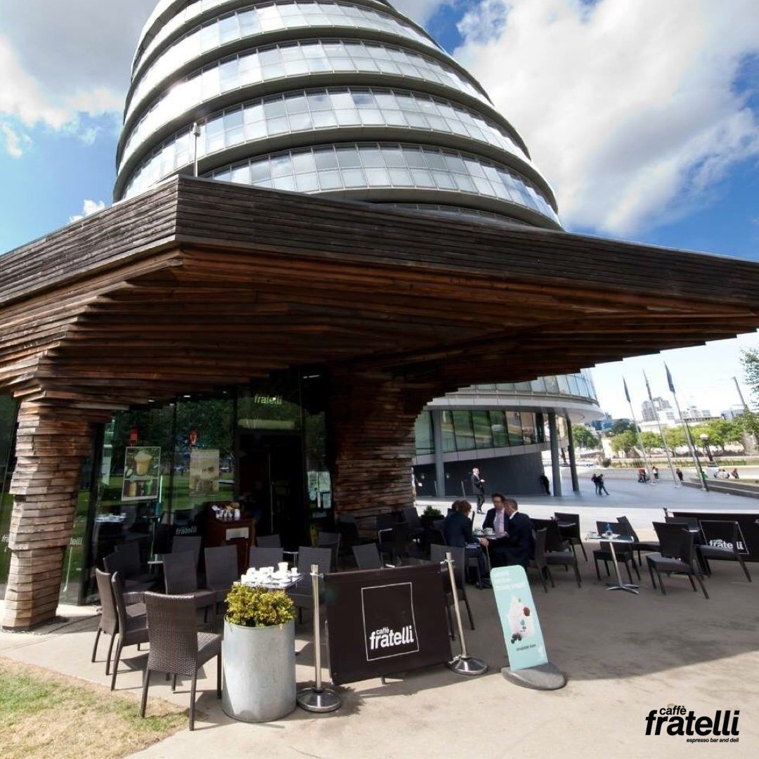 Admiring our Parkside location this morning✨
☕️ Pop in for a coffee &amp; cake (and a great view of tower bridge!) we look forward to seeing you! 
•
•
•
#coffee #cake #caffefratelli #coffee_inst #coffeegeek #coffeedaily #coffeelover #coffeeporn #london #londonbridge #feedfeed