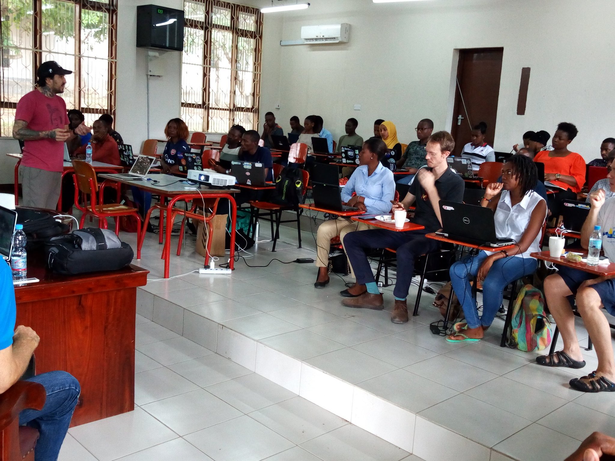 Youth mappers workshop at Ardhi University