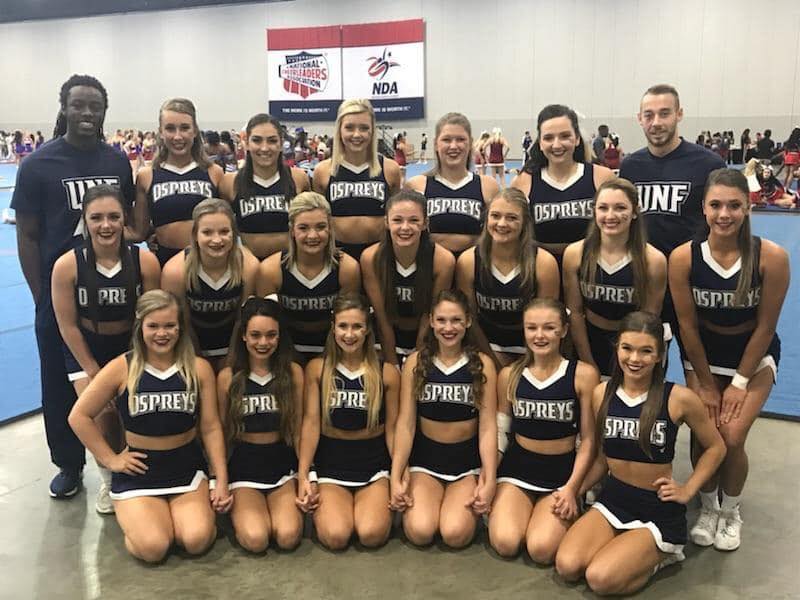 Congratulations to <a href="/UNFOspreys/">UNF Athletics</a> <a href="/UNFCheer/">UNF Cheer</a> for recently completing a very successful camp!
🏆💰 Full Paid Gold Bid to NCA Nationals
📣 3rd in Game Day
🇺🇸 2 All Americans
#SWOOPLife #NCACheer