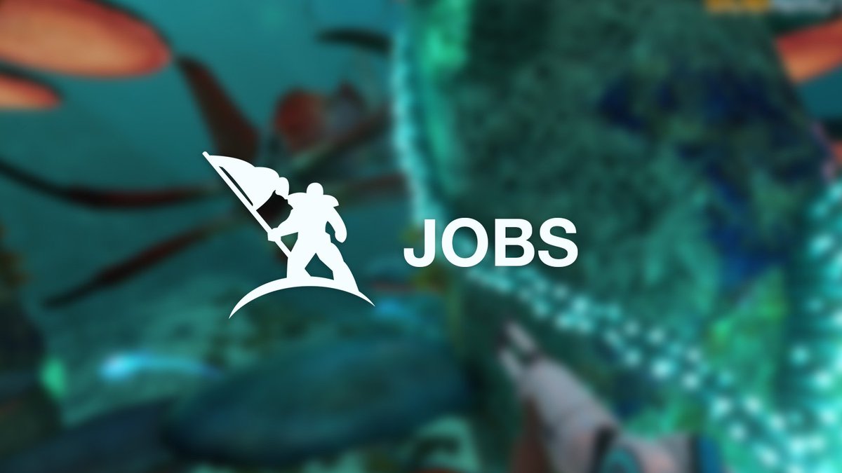 UnknownWorlds's tweet photo. We're hiring! Want to work on @Subnautica (+ new games) from anywhere on Earth? Apply now: https://t.co/291p9xKi98 https://t.co/g3ZetwjCjh