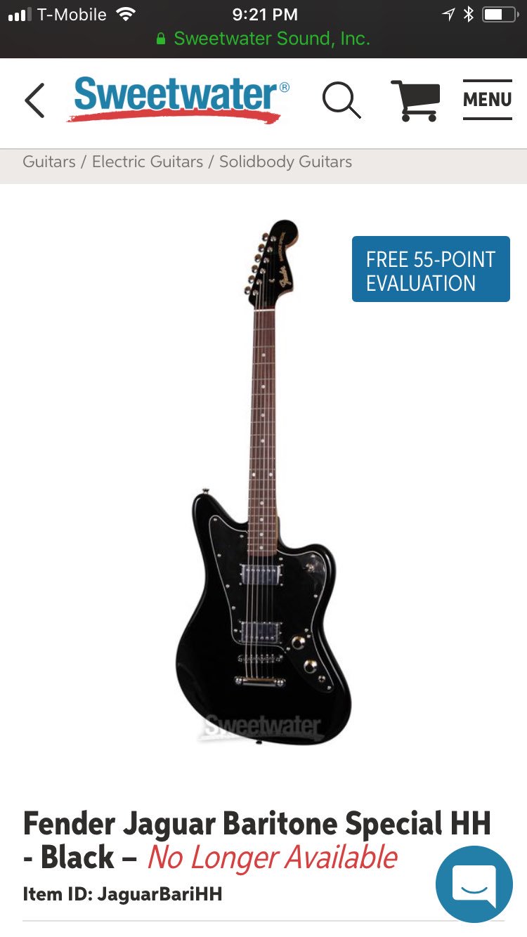 Fender baritone special deals