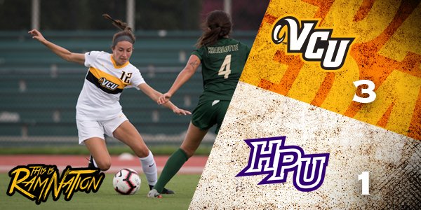 Back-to-back wins! Jerabek scored a brace while Stahl scored the go-ahead goal in the 37th minute.
#LetsGoVCU #ThisIsRamNation
