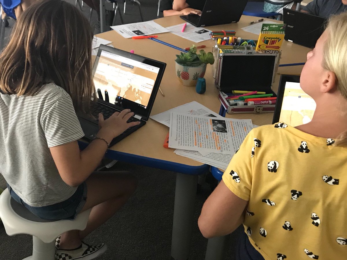 Finishing our week strong with Google Classroom, Forms, and Padlet to connect our “close read” article and our theme of the week! 
#sobosquad
#communityoflearners